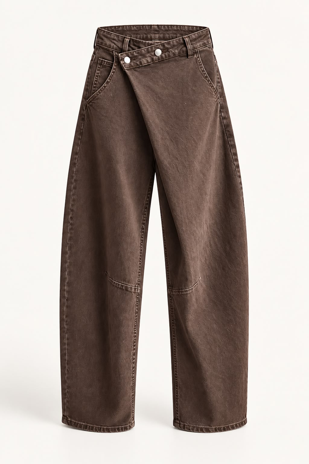 THE CROSSOVER BROWN JEANS