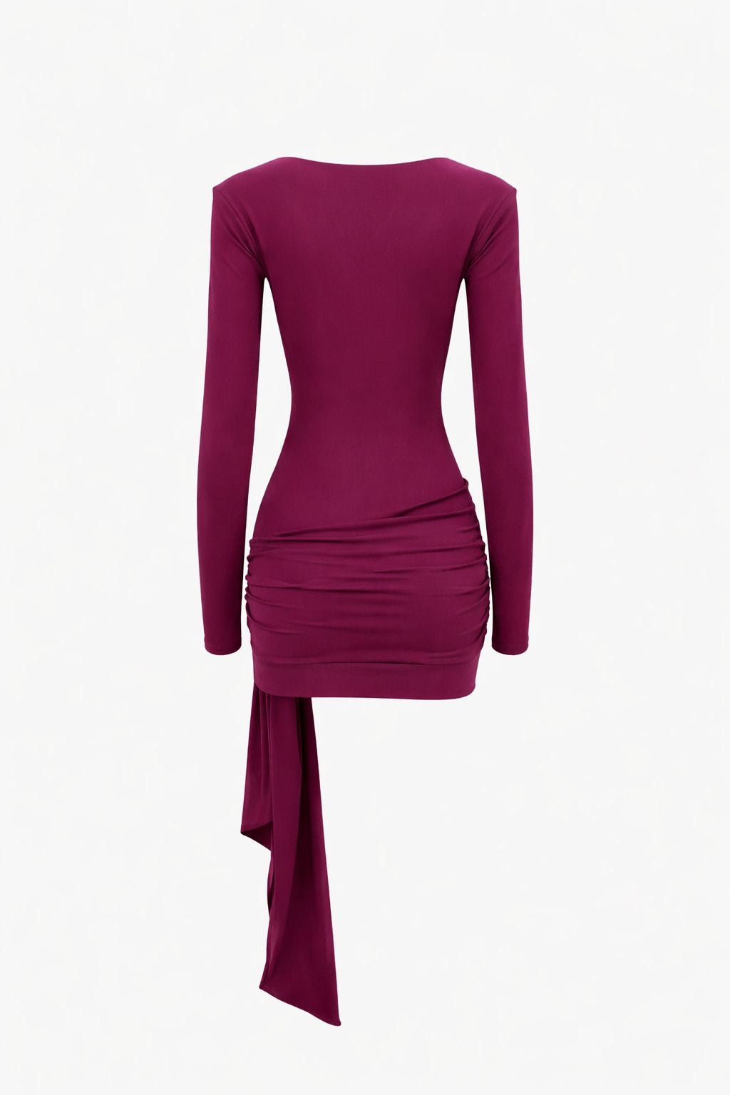 UMBRIA BURGUNDY DRESS