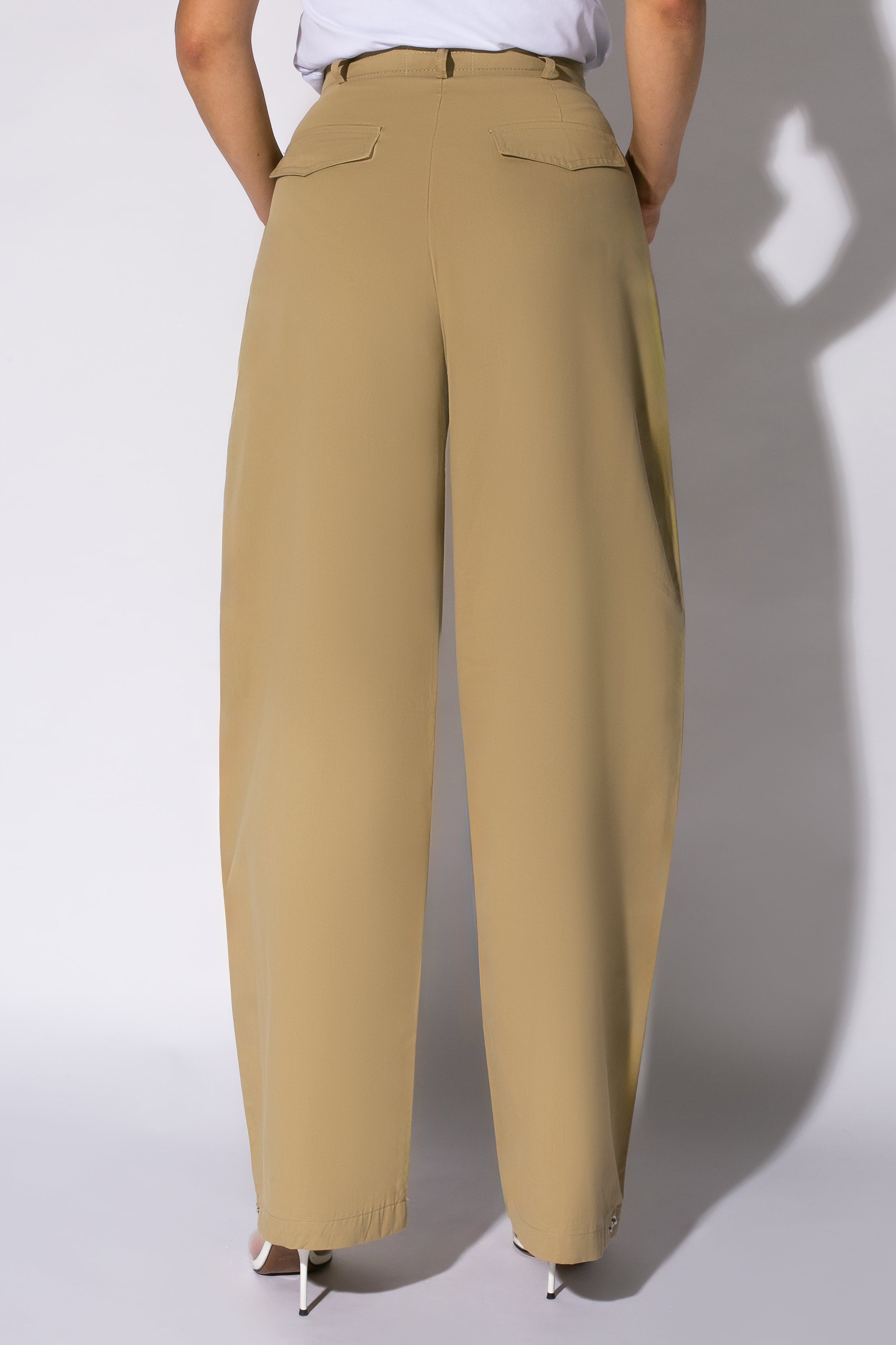 STRUCTURED PANTS BEIGE