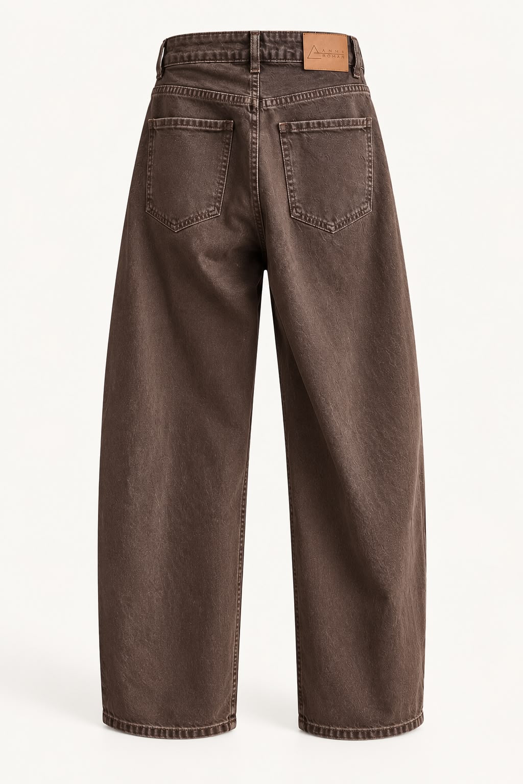 THE CROSSOVER BROWN JEANS