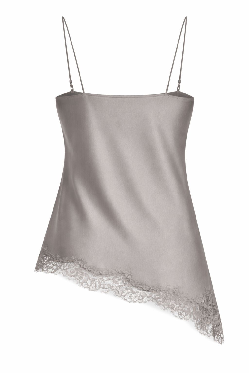 GRAY LACE TOP