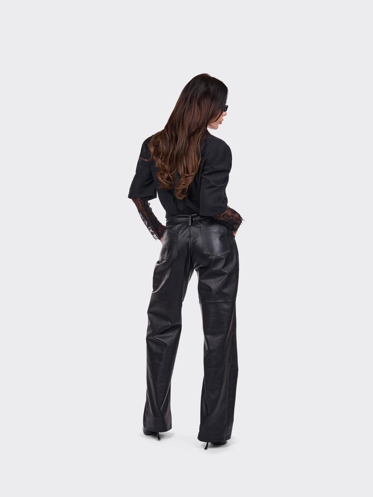 NOIR CHANTILLY TOP