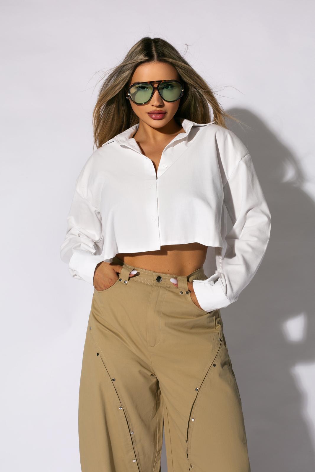 STRUCTURED PANTS BEIGE