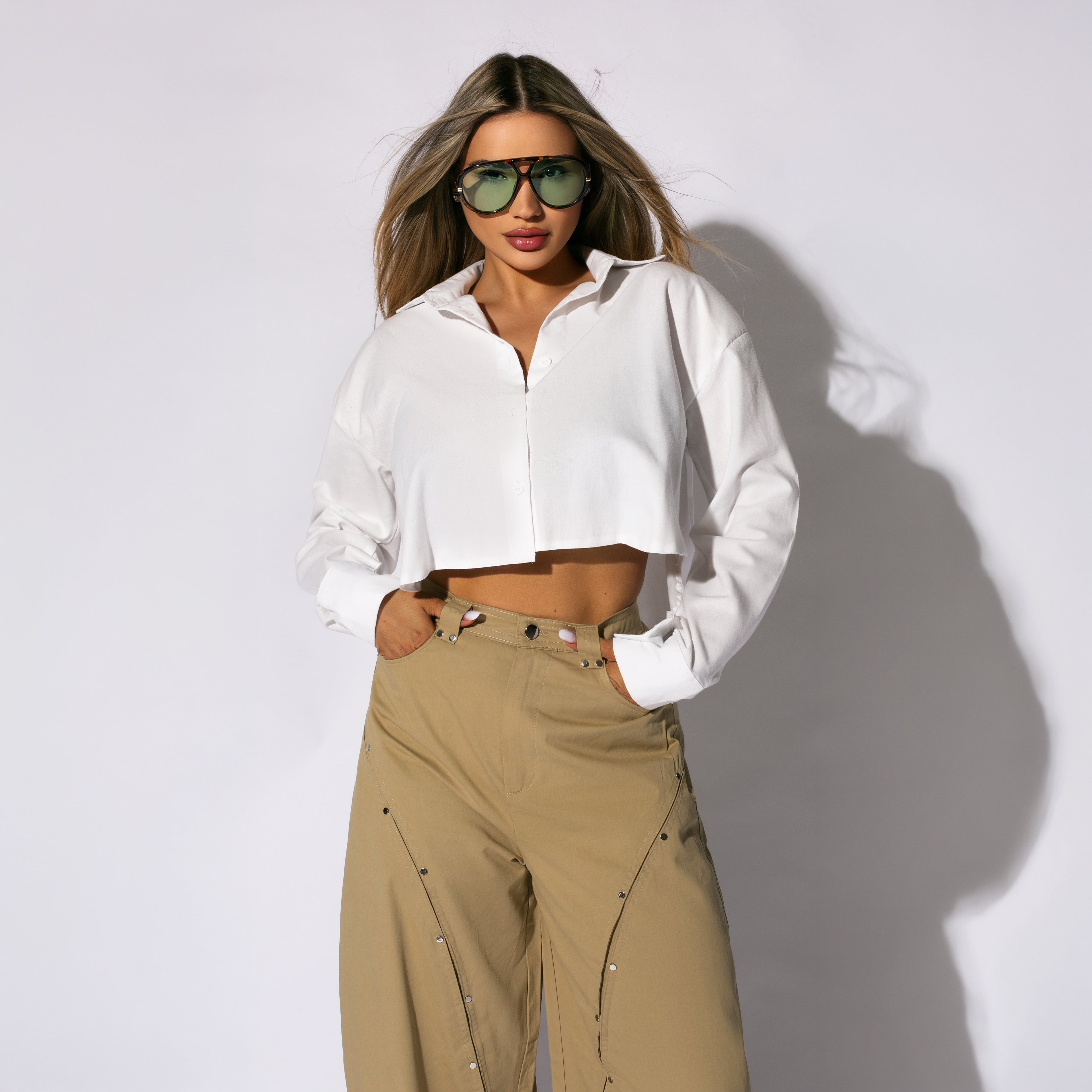 CĂMAȘA OVERSIZED CROP