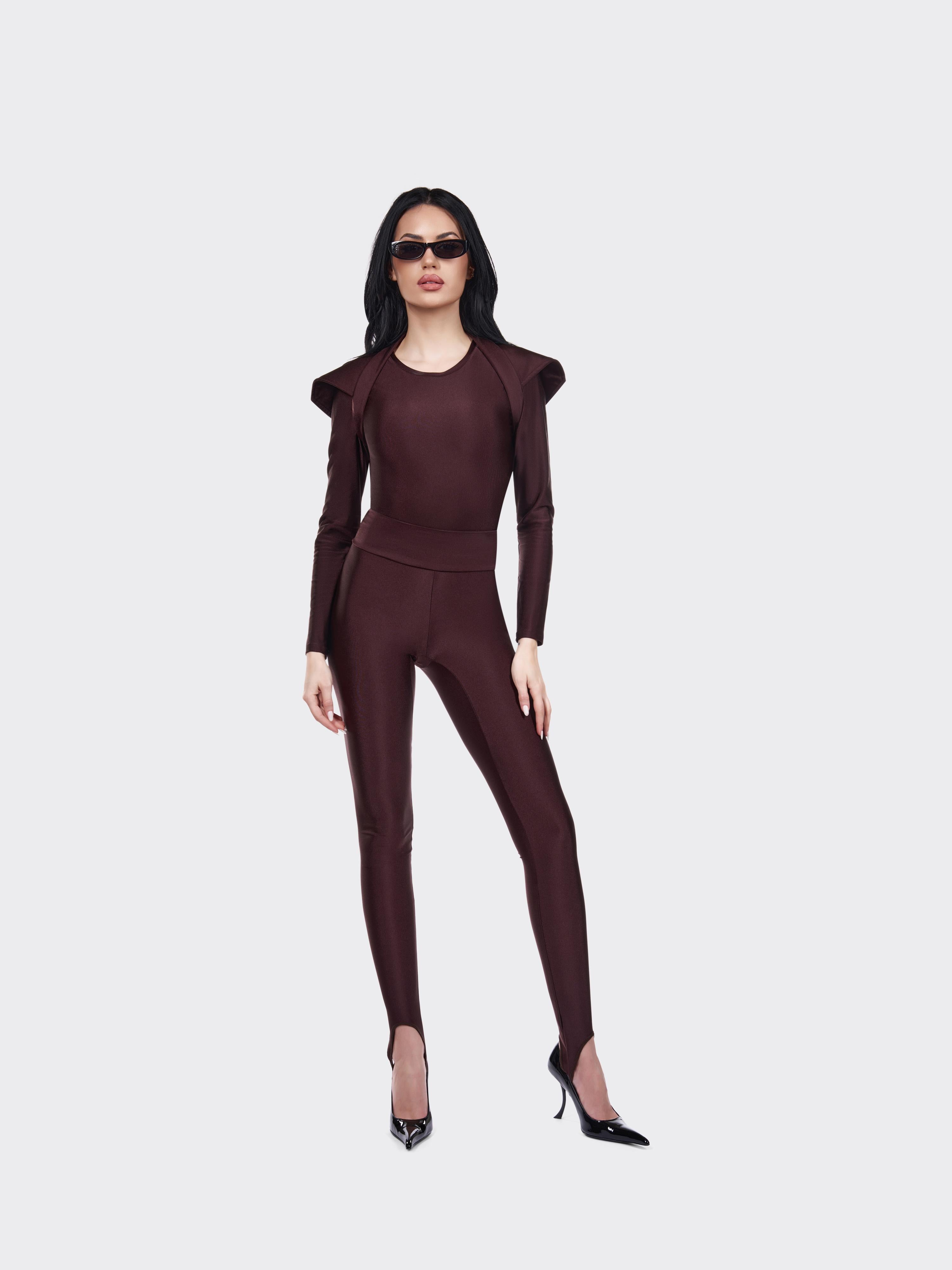 SCULPT LYCRA BODYSUIT WITH STRUCTURED BOLERO Imagine principală a produsului