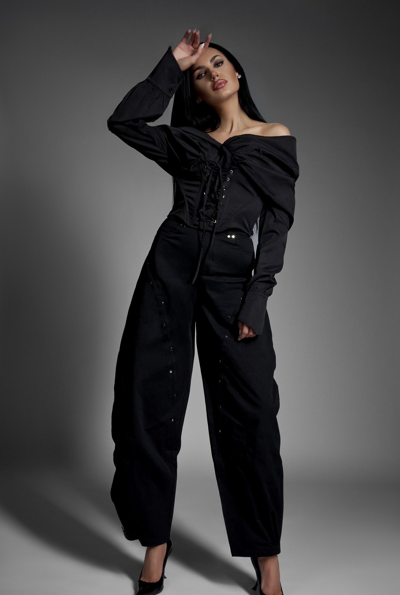 STRUCTURED PANTS