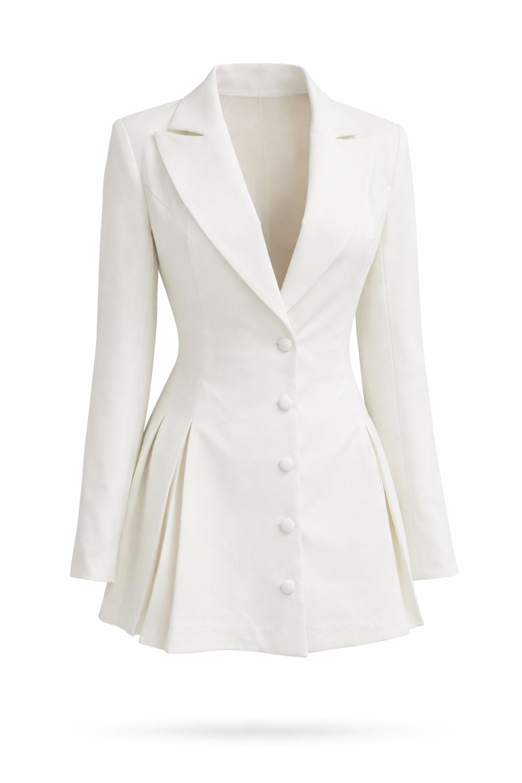BLAZER DRESS AMARA WHITE Imagine principală a produsului