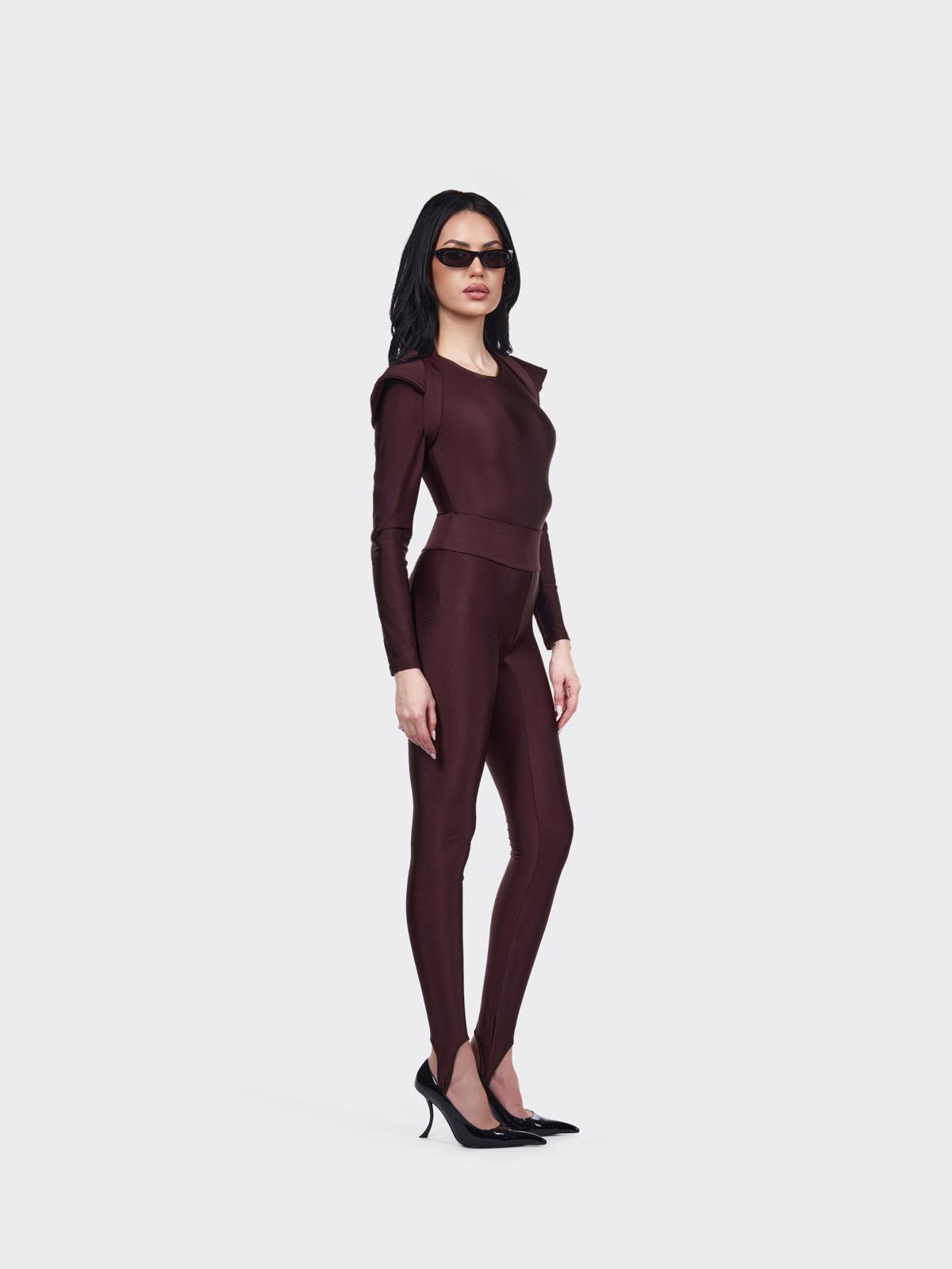SCULPT LYCRA BODYSUIT WITH STRUCTURED BOLERO Imagine secundară a produsului