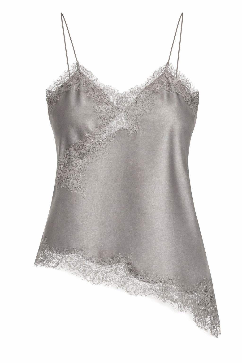 GRAY LACE TOP Imagine principală a produsului