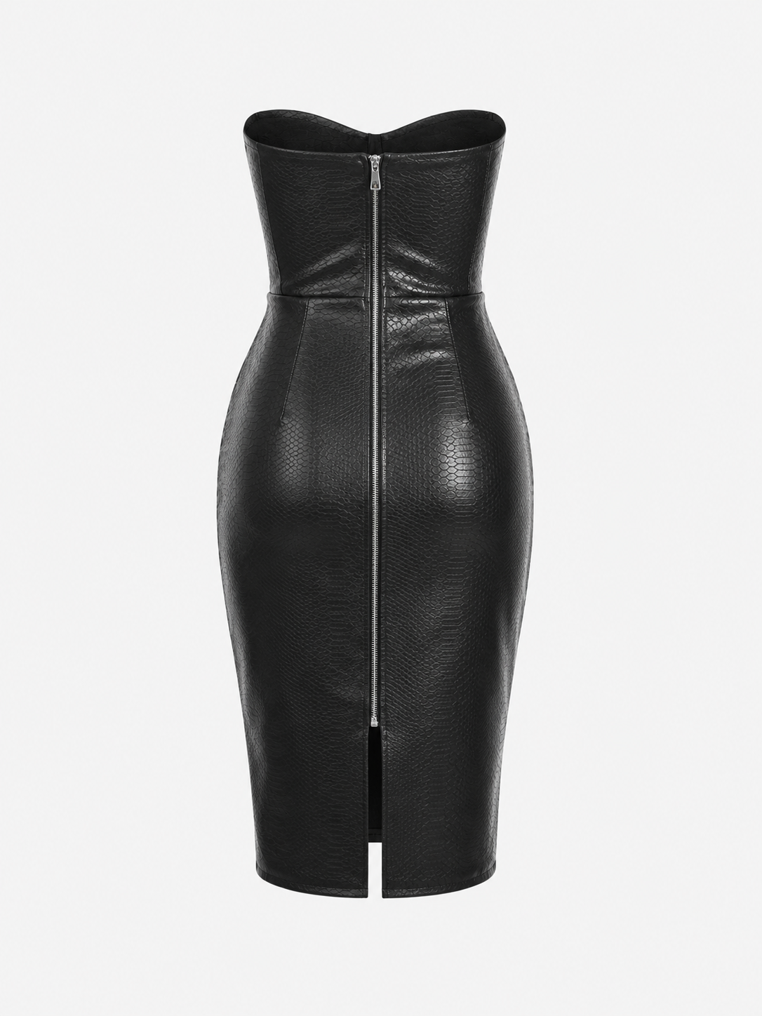 PYTHON LEATHER DRESS