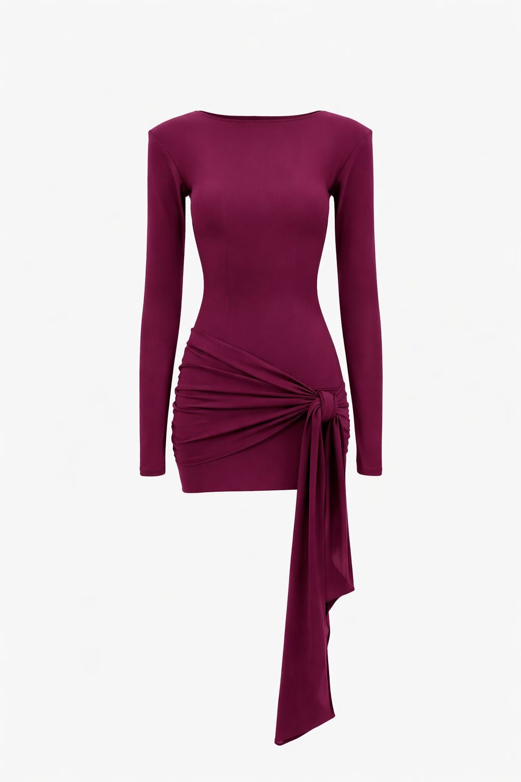 UMBRIA BURGUNDY DRESS