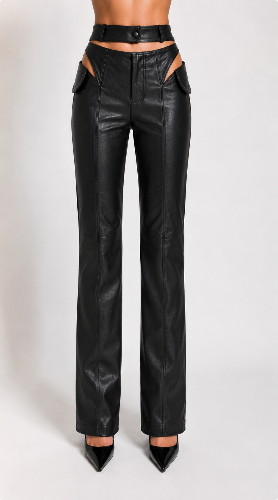 RETRO LEATHER PANTS