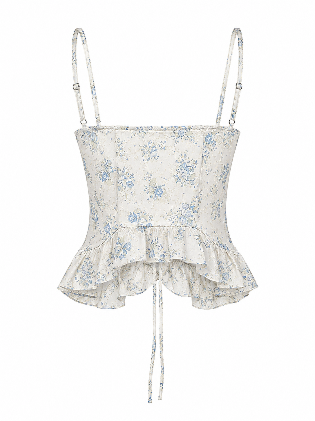 CORSET COTTON BLOSSOM BLUE