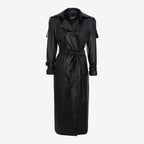 THE MAXI LEATHER TRENCH