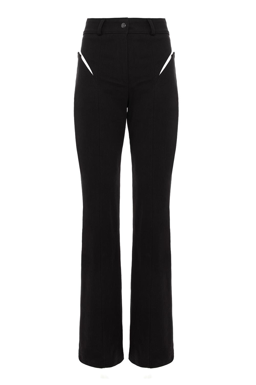 Pantaloni Retro – Denim Negru
