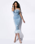 ANNE DRESS- BABY BLUE