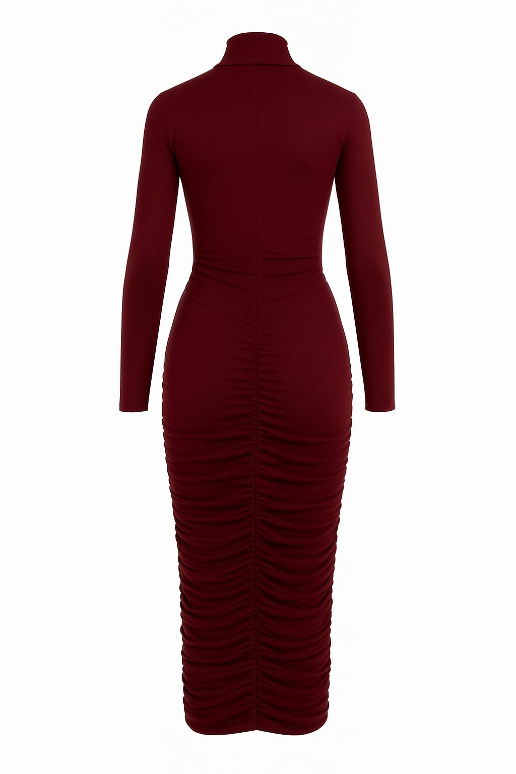 Kelly Dress Burgundy Secondary image