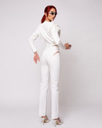 Retro Pants – White Denim
