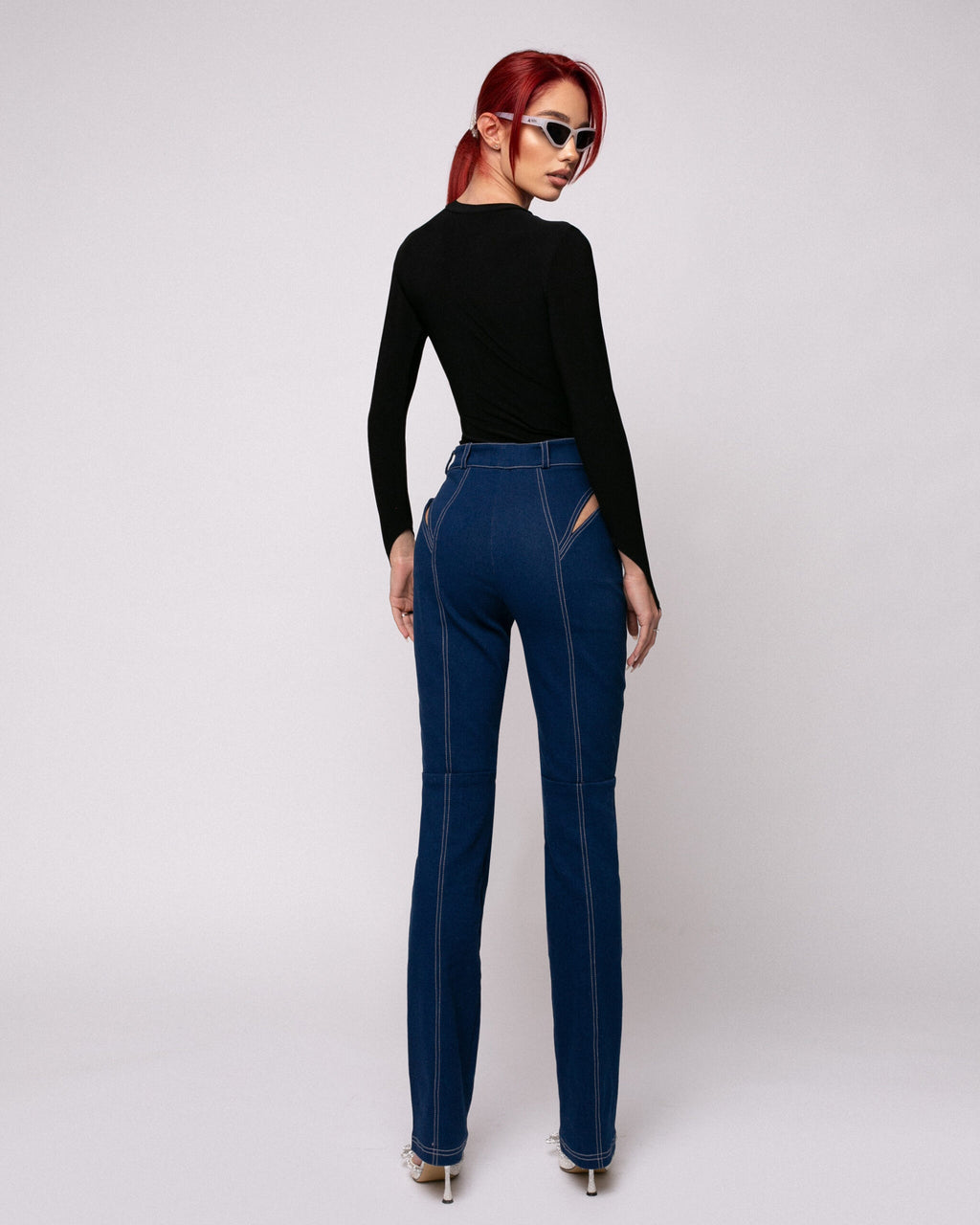 Retro Pants— Blue Denim