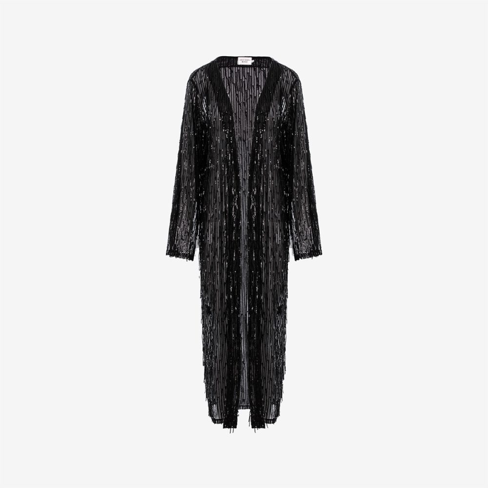 Cardigan Noir Éclat - imagine 1