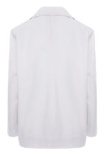 Sacou alb oversize - imagine 2