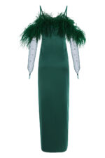 Rochie verde GlamVista - imagine 2