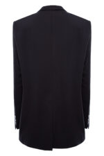 Sacou oversized cu trandafiri - imagine 3