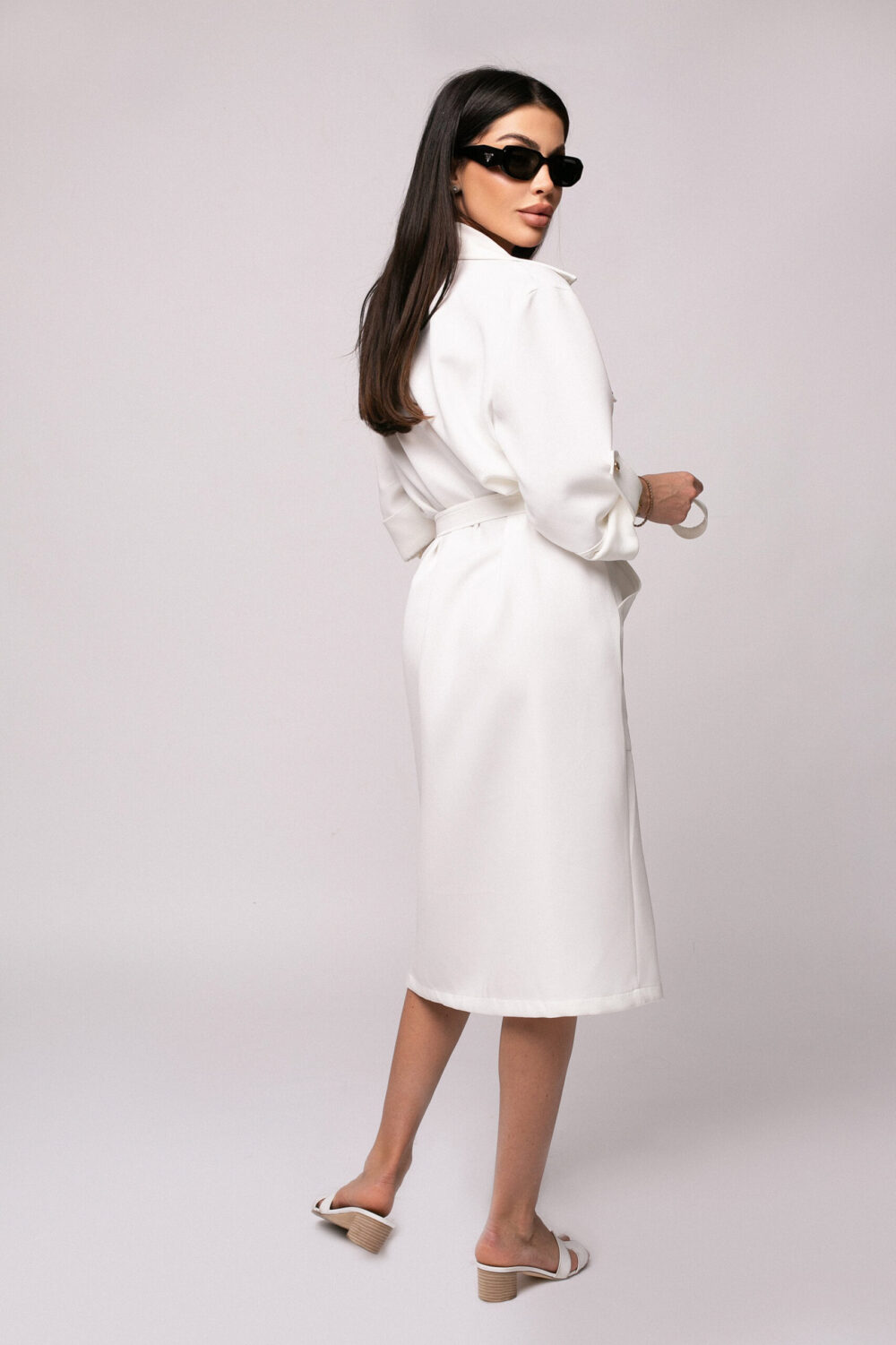 Rochie albă Safari - imagine 3