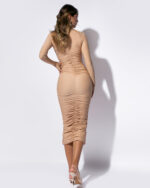 KELLY DRESS–BEIGE - imagine 3