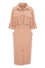 Rochie bej Safari - imagine 3