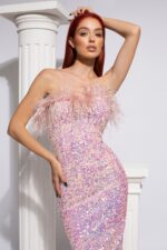 Rochie roz Anna - imagine 3