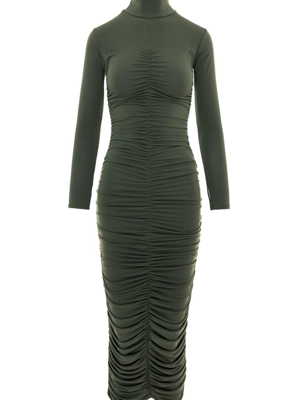 KELLY DRESS–OLIVE