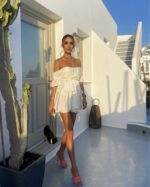 Rochie Baby Doll din mătase - imagine 5