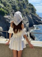Rochie Baby Doll din mătase - imagine 4