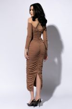 KATE MOCHA DRESS - imagine 3