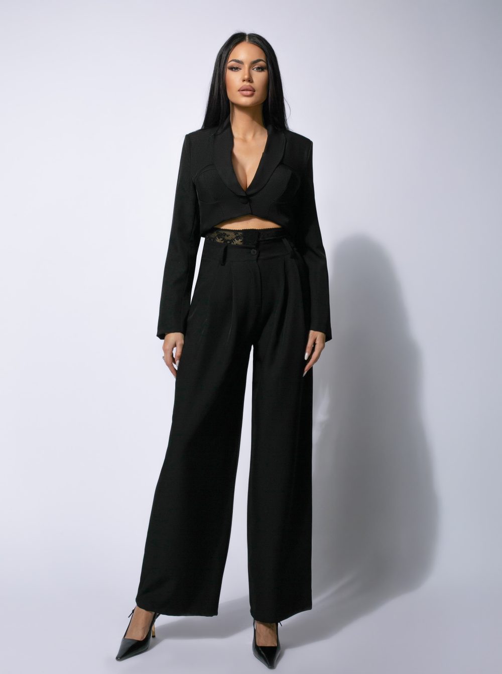 Costum Élégance d’Été Black