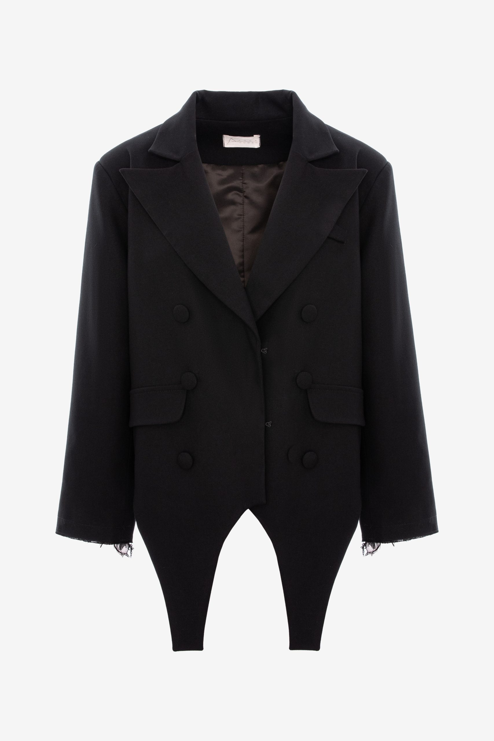 SACOU F Sacou Oversize cu Efect Portjartier - imagine 1