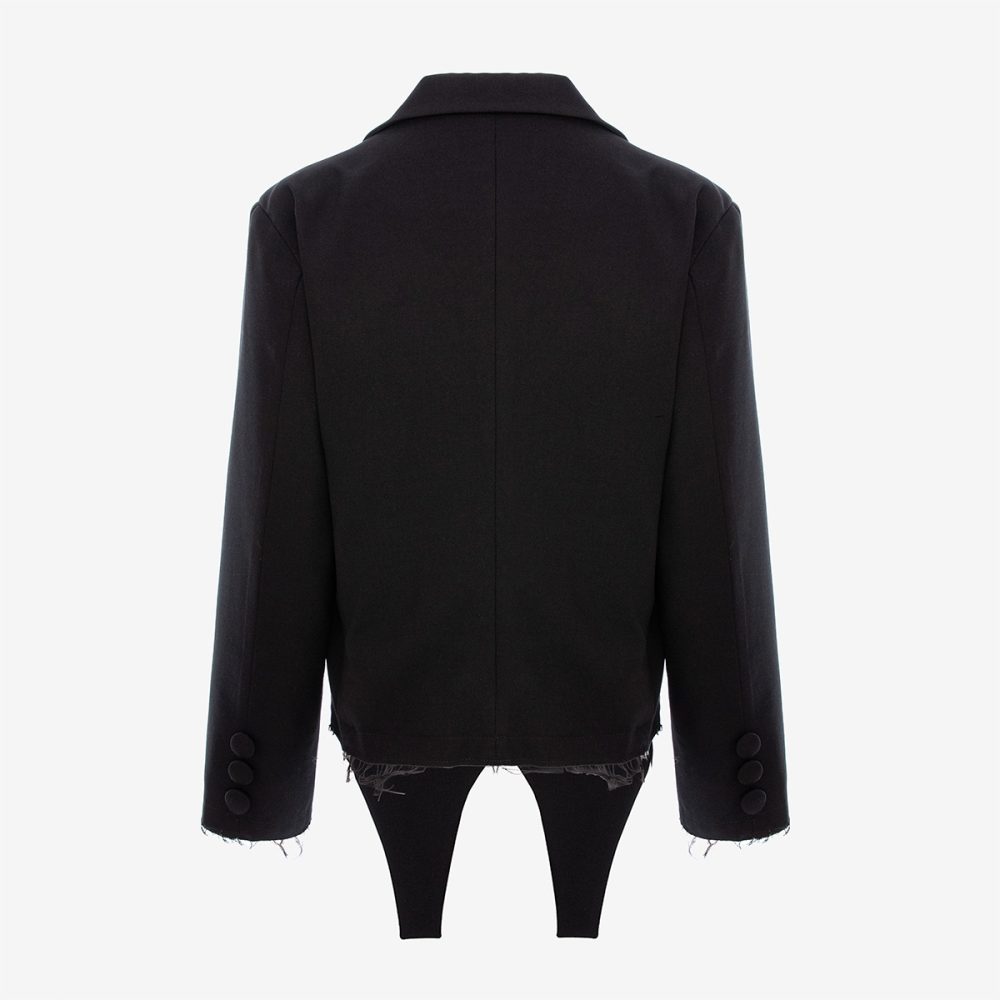 Sacou Oversize cu Efect Portjartier - imagine 2