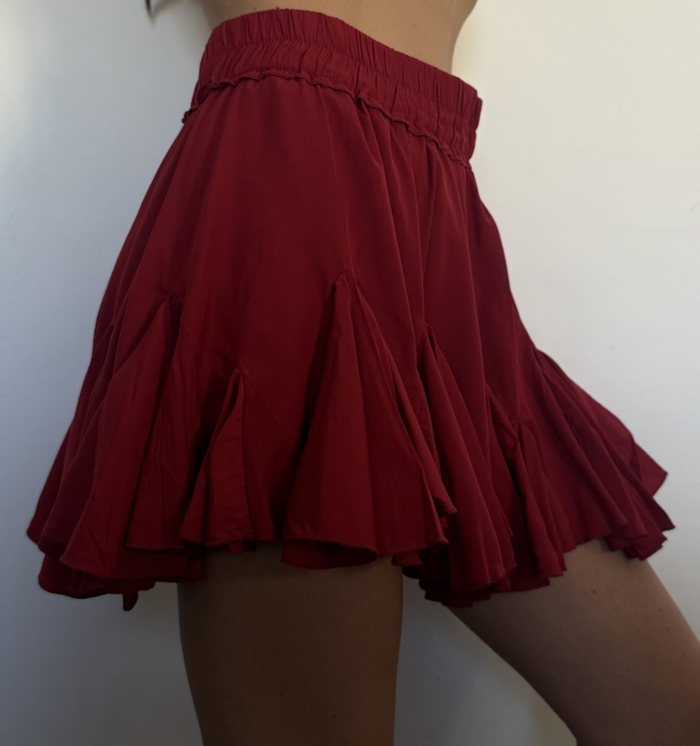 Summer Skirt-Red Velvet - imagine 4