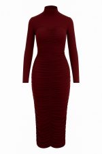 Kelly Dress Burgundy